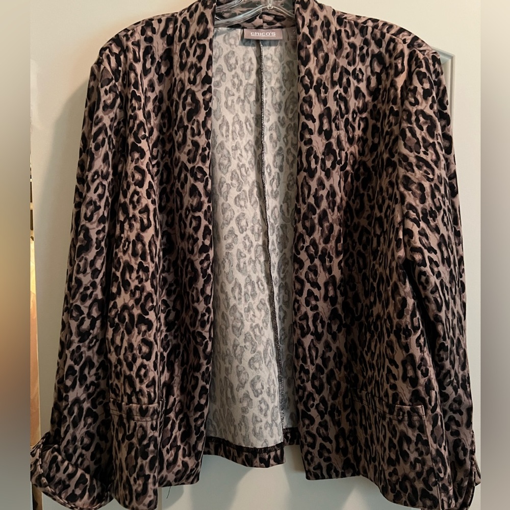 Chicos Open Face Jacket